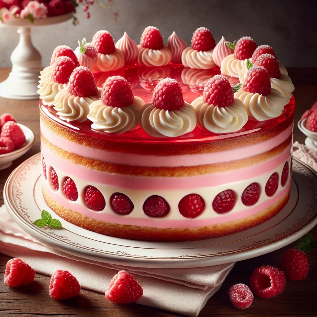 Himbeer-Joghurt-Torte