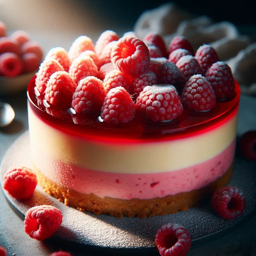 Himbeer-Käsekuchen