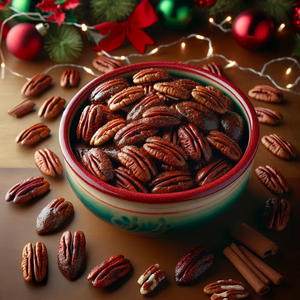 Holiday Spiced Pecans