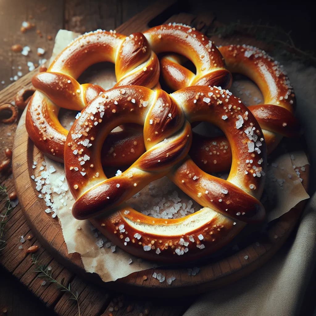 Homemade Soft White Pretzels