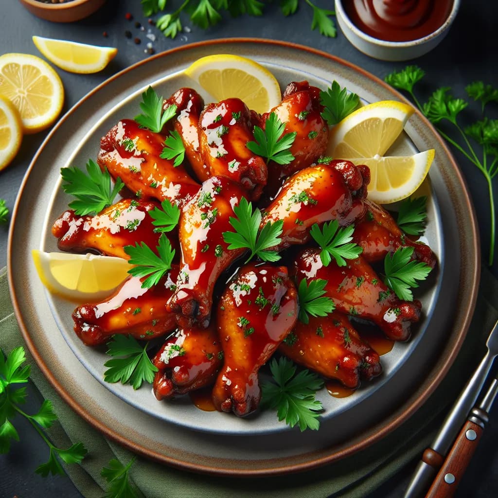 Honey BBQ Chicken Wings