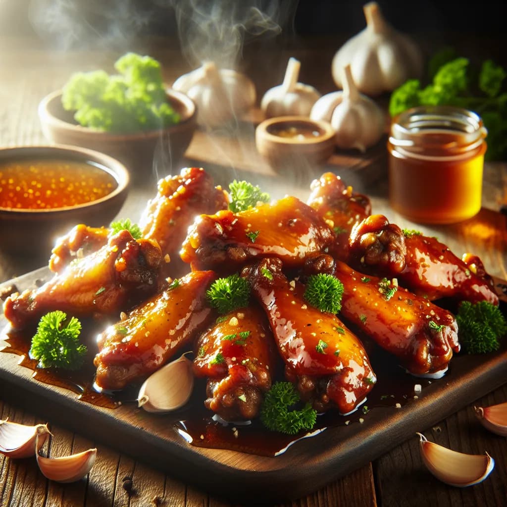 Honey Garlic Chicken Wings