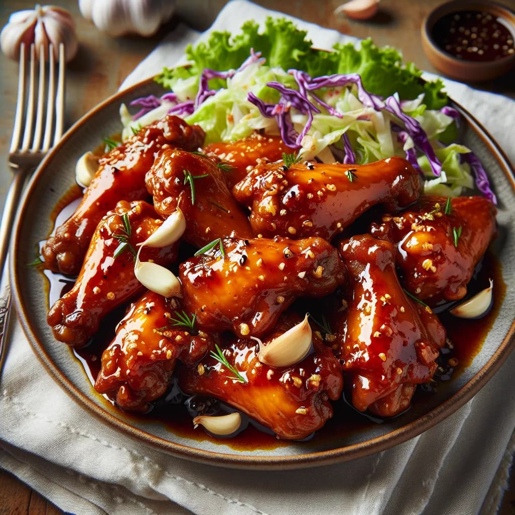 Honey Garlic Chicken Wings