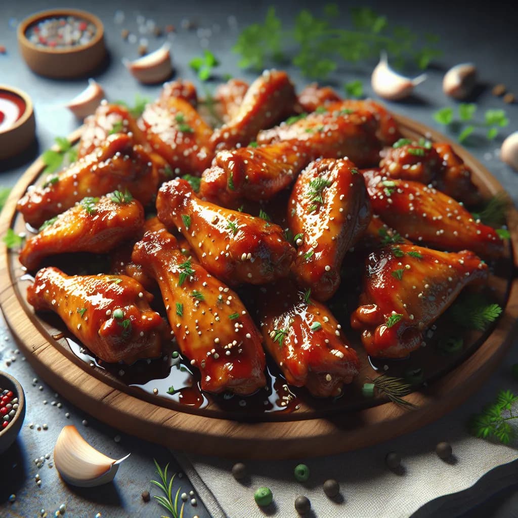 Honey Garlic Chicken Wings