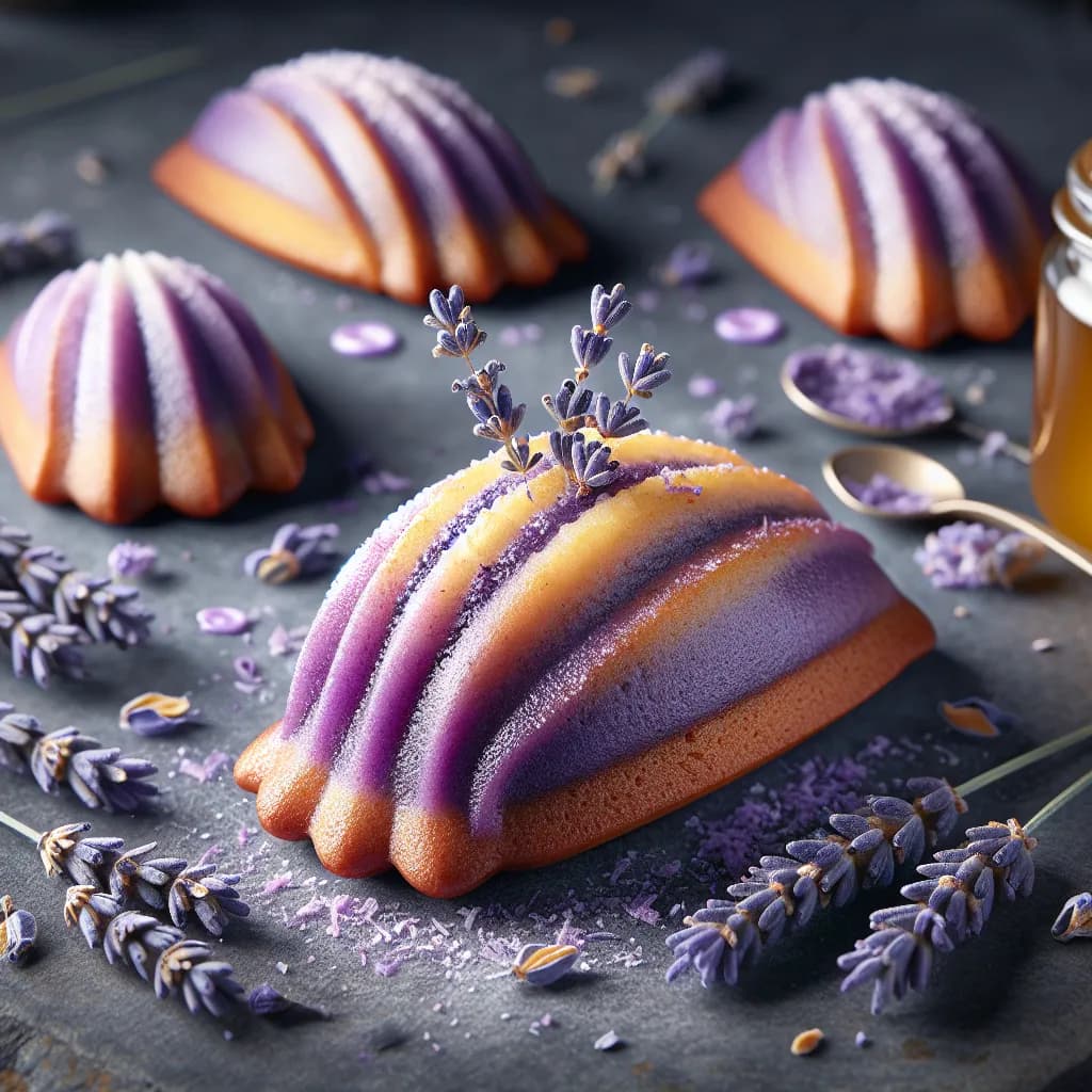 Honey Lavender Madeleines