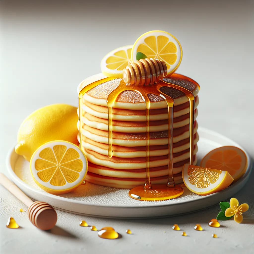 Honey Lemon Pancakes