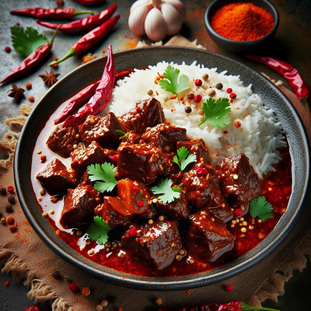 Hot Beef Vindaloo