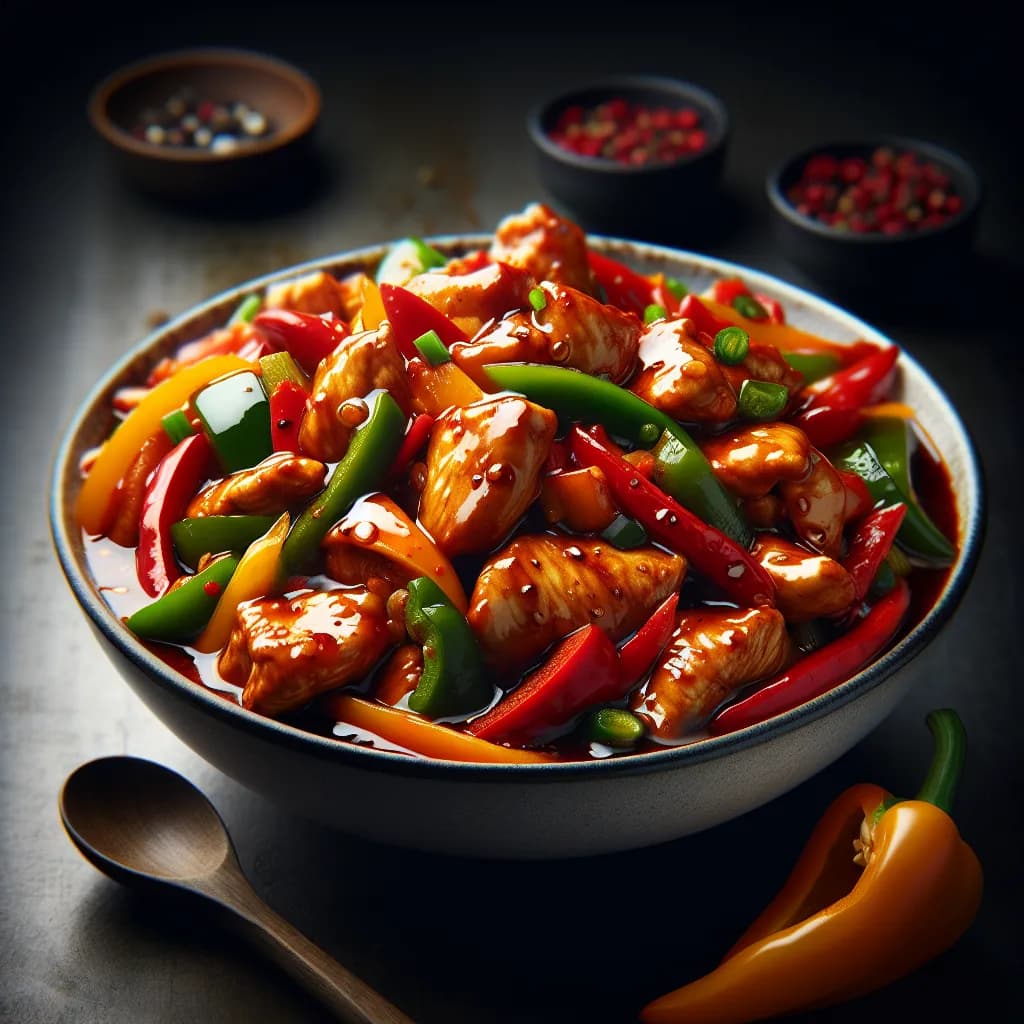 Hot Chili Chicken Stir Fry