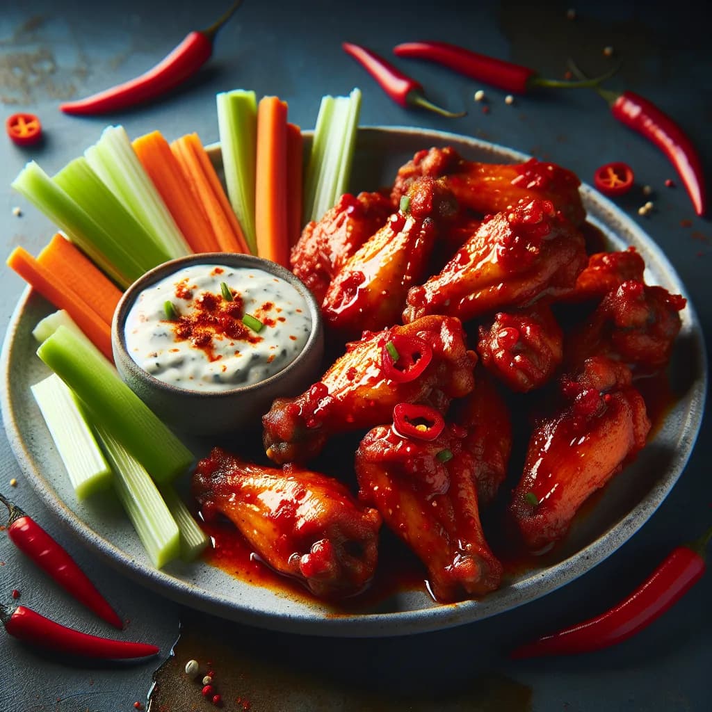 Hot Chili Chicken Wings