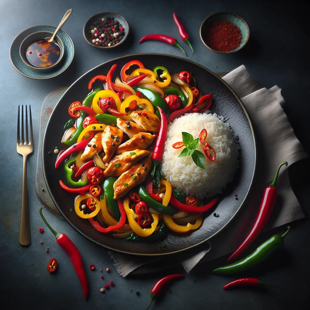 Hot Chilli Chicken Stir-Fry