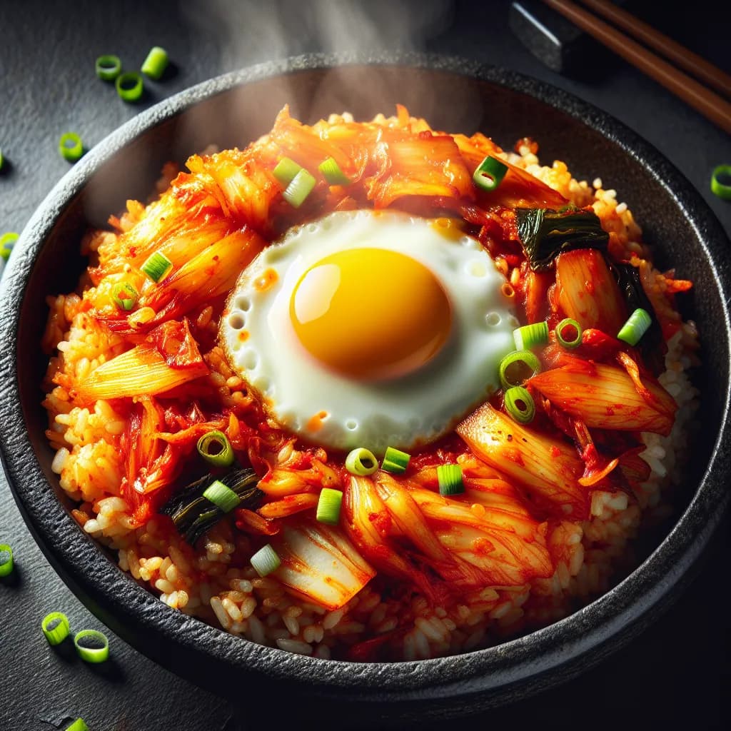 Hot Korean Kimchi Fried Rice