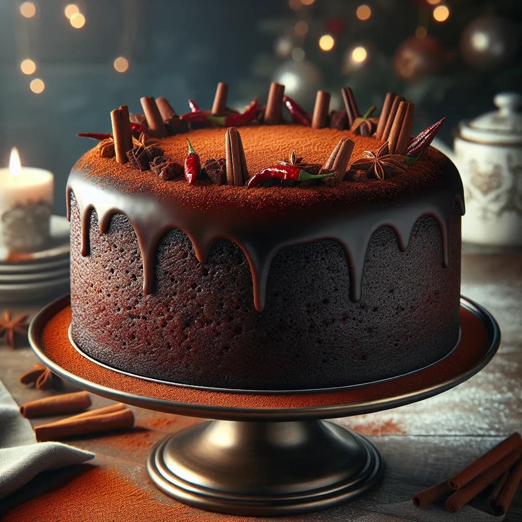 Hot Vegan Gingerbread Cake