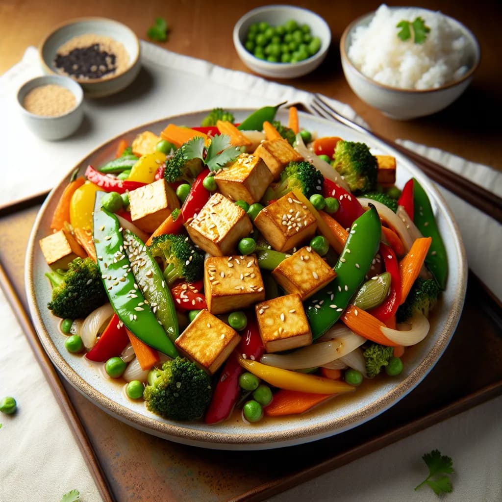 Hot Vegan Tofu Stir-Fry