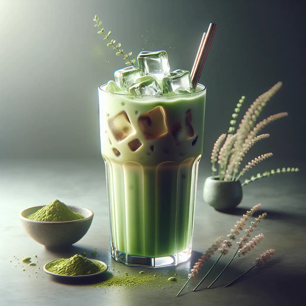 Iced Matcha Milk Tea