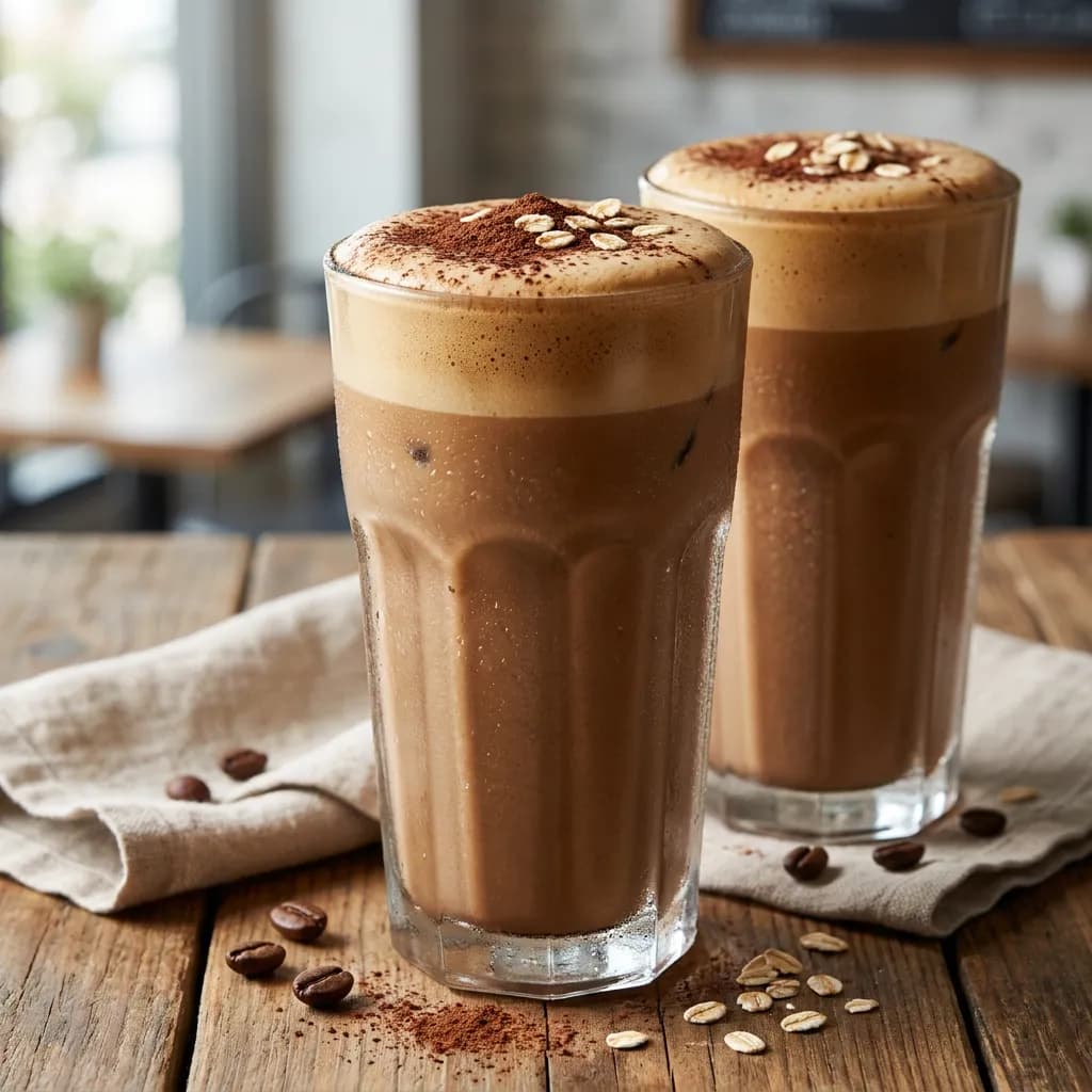 Iced Mocha Coffee Oat Protein Shake