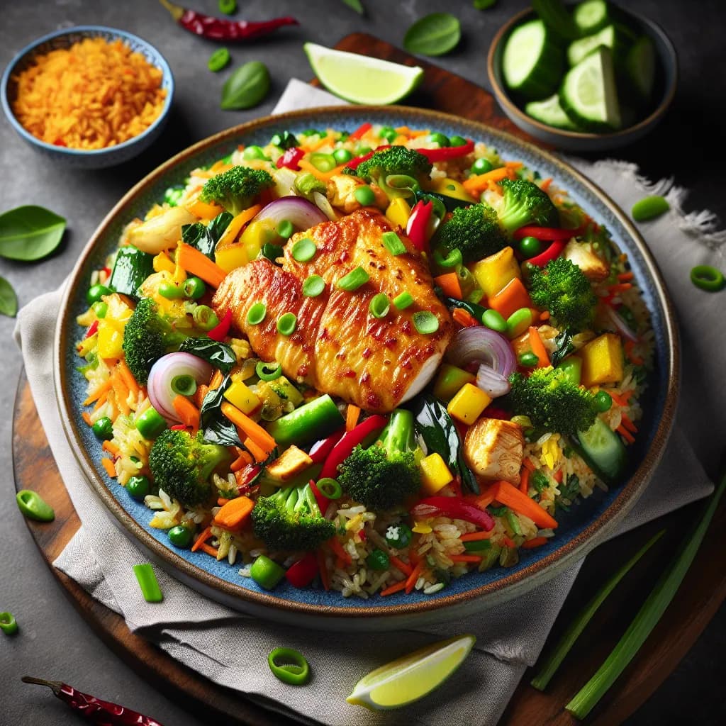 Indian Chicken Fried Rice