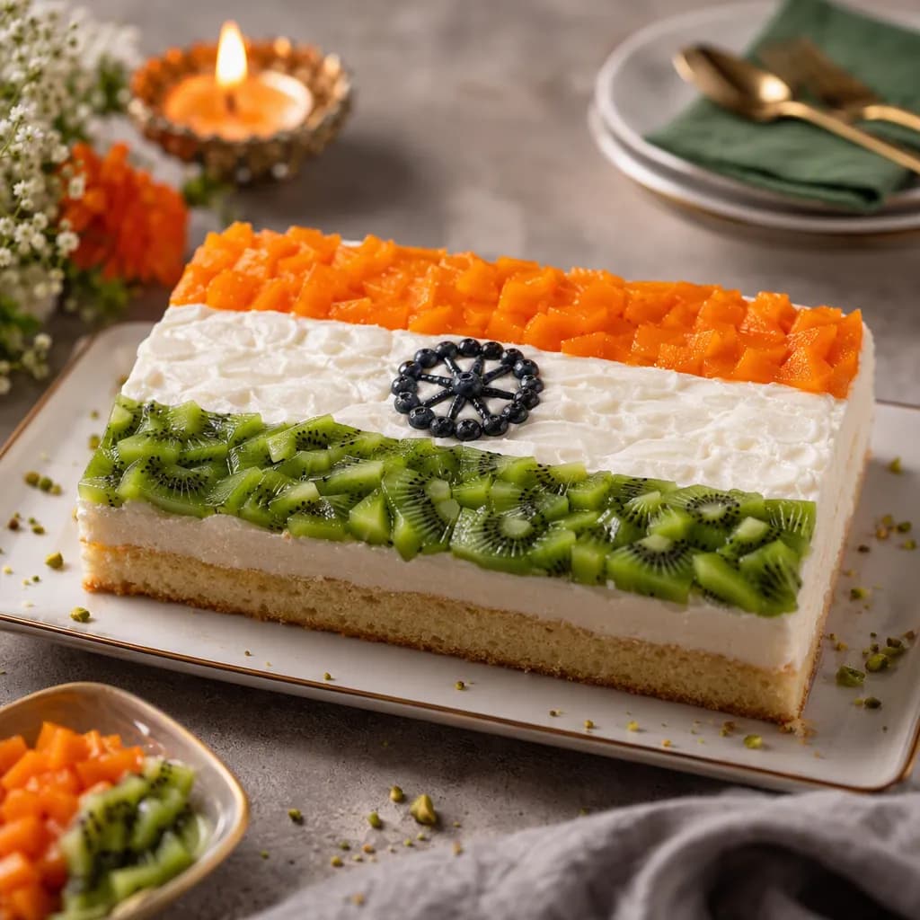 Indian Flag Cake