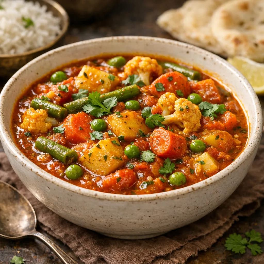 Indian Mixed Vegetable Curry