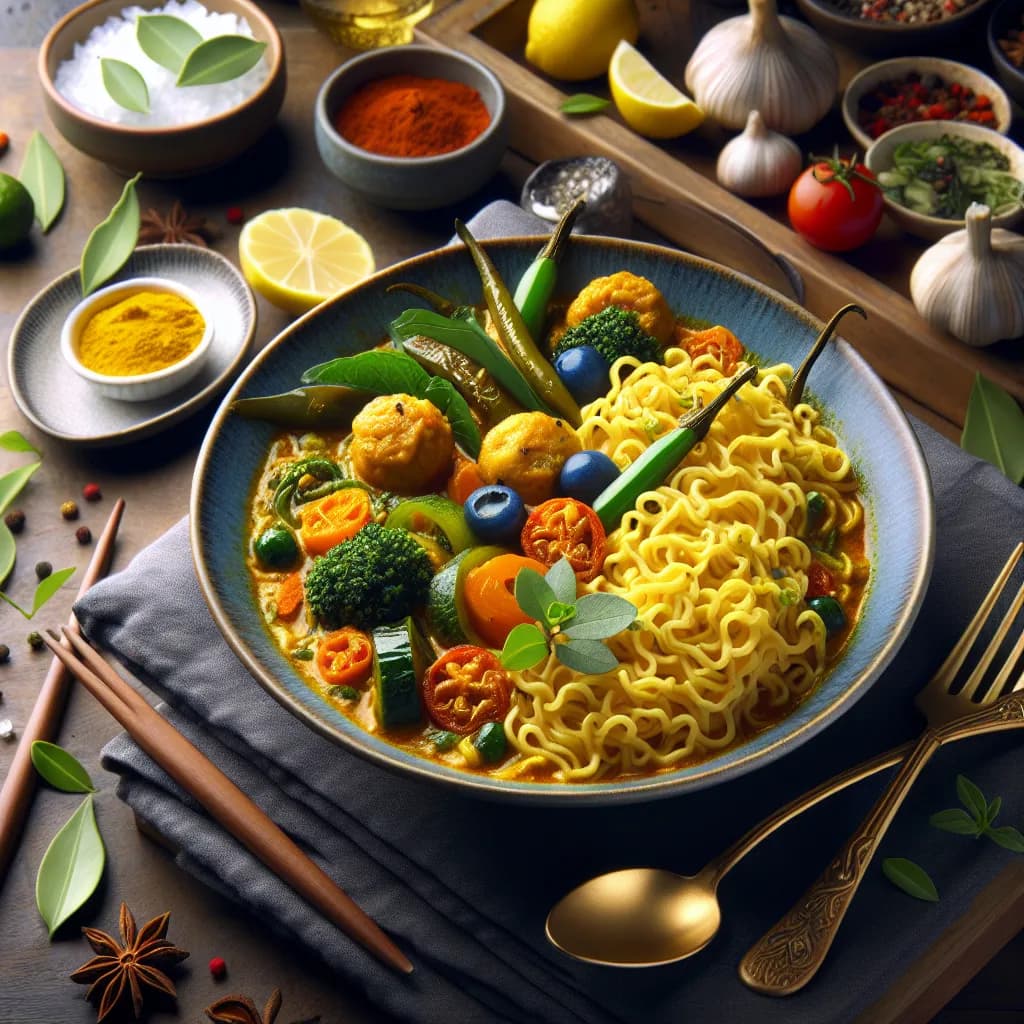 Indian Noodle Curry