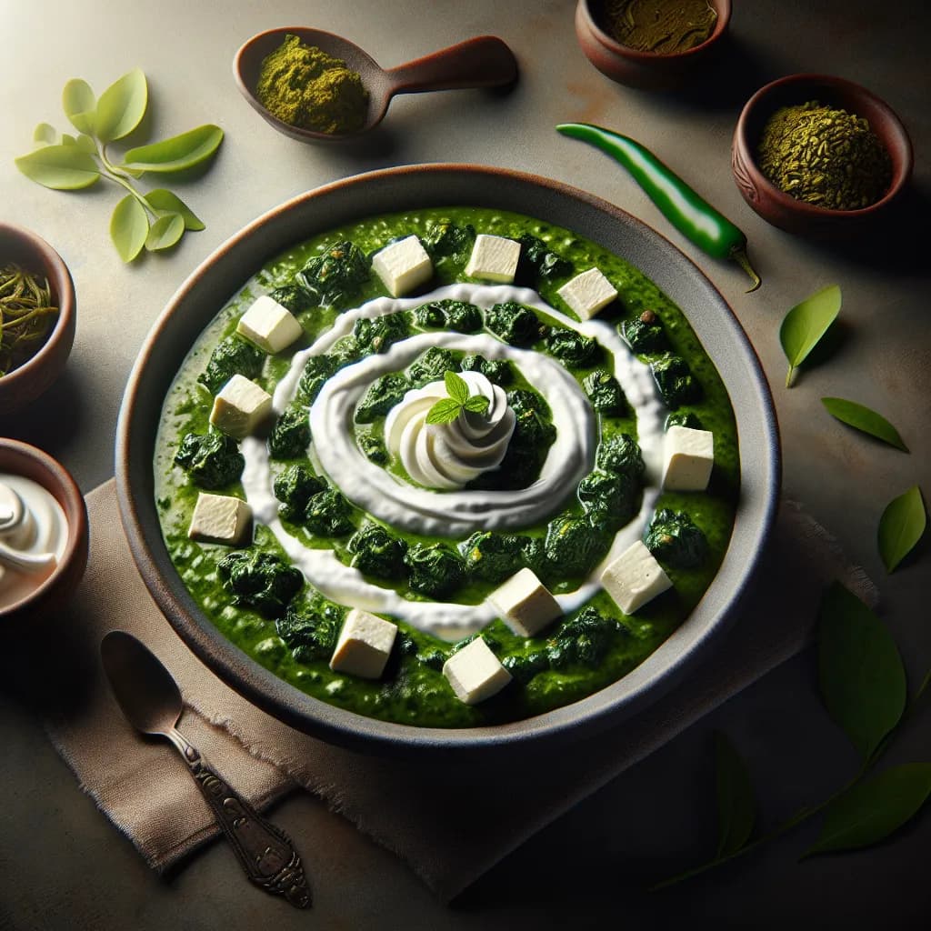 Indische Palak Paneer