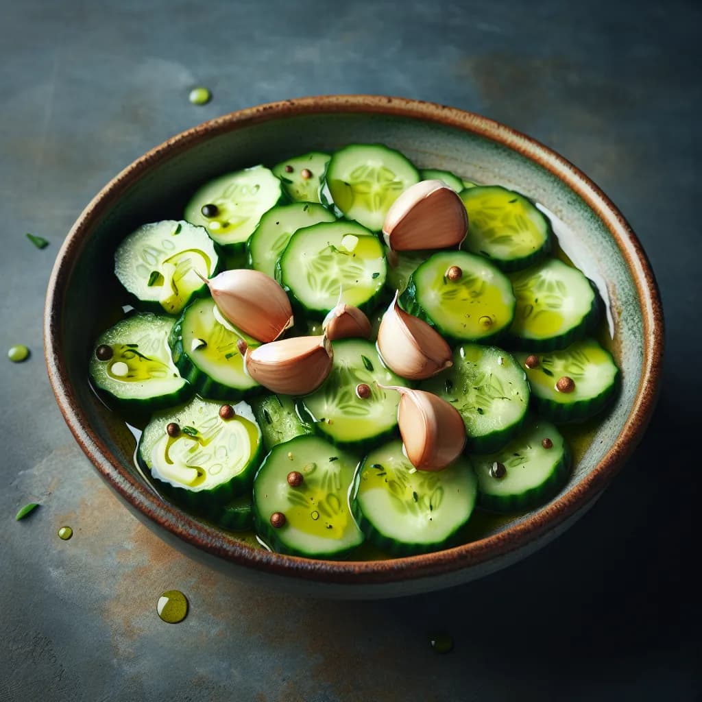 Insalata di Cetrioli e Aglio