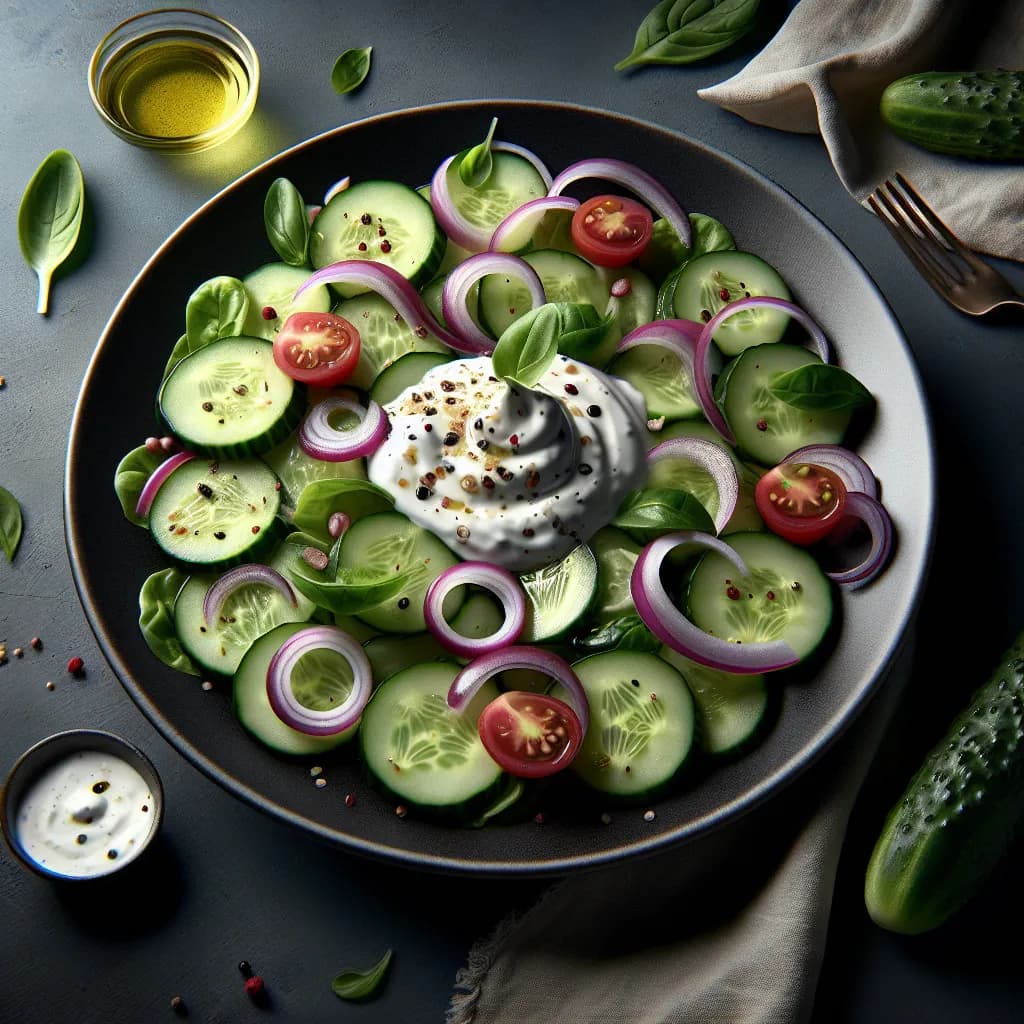 Insalata di Cetrioli e Yogurt Greco