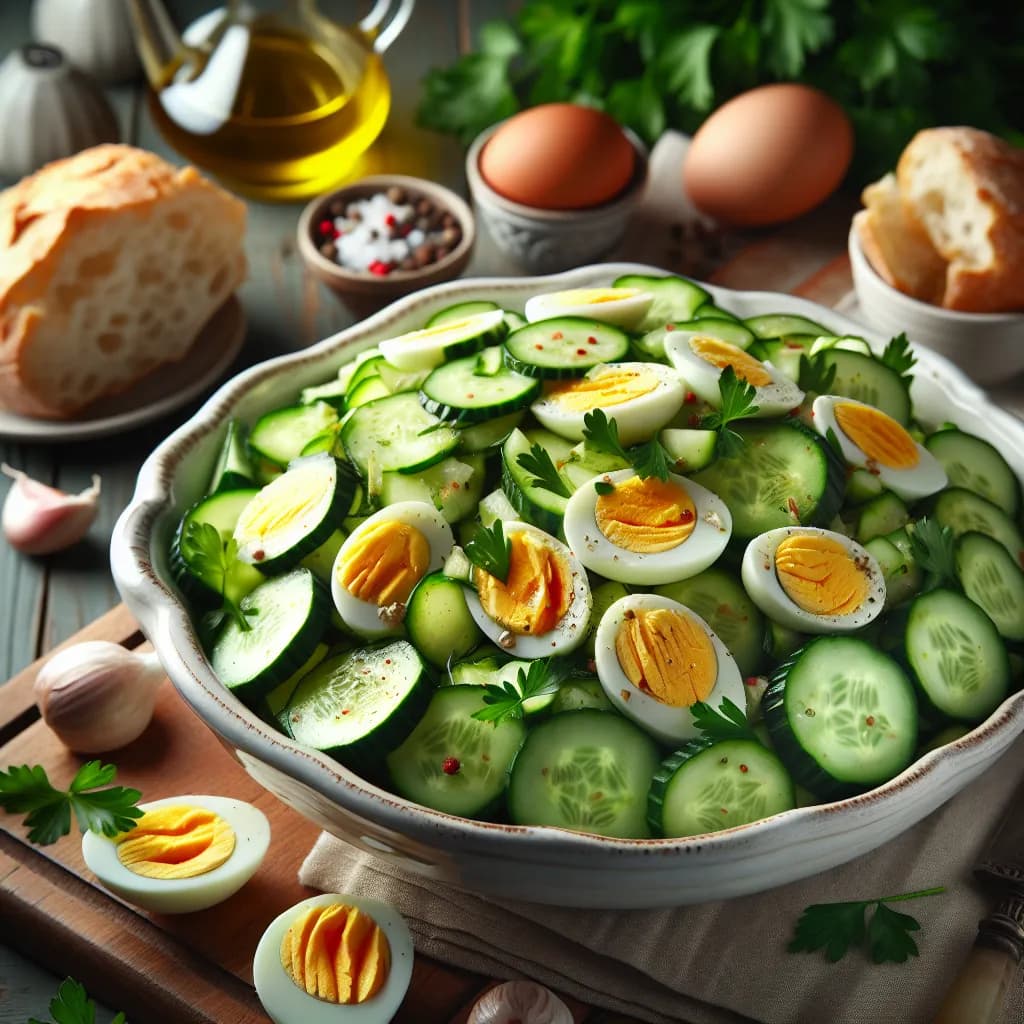 Insalata di Cetriolo e Uovo