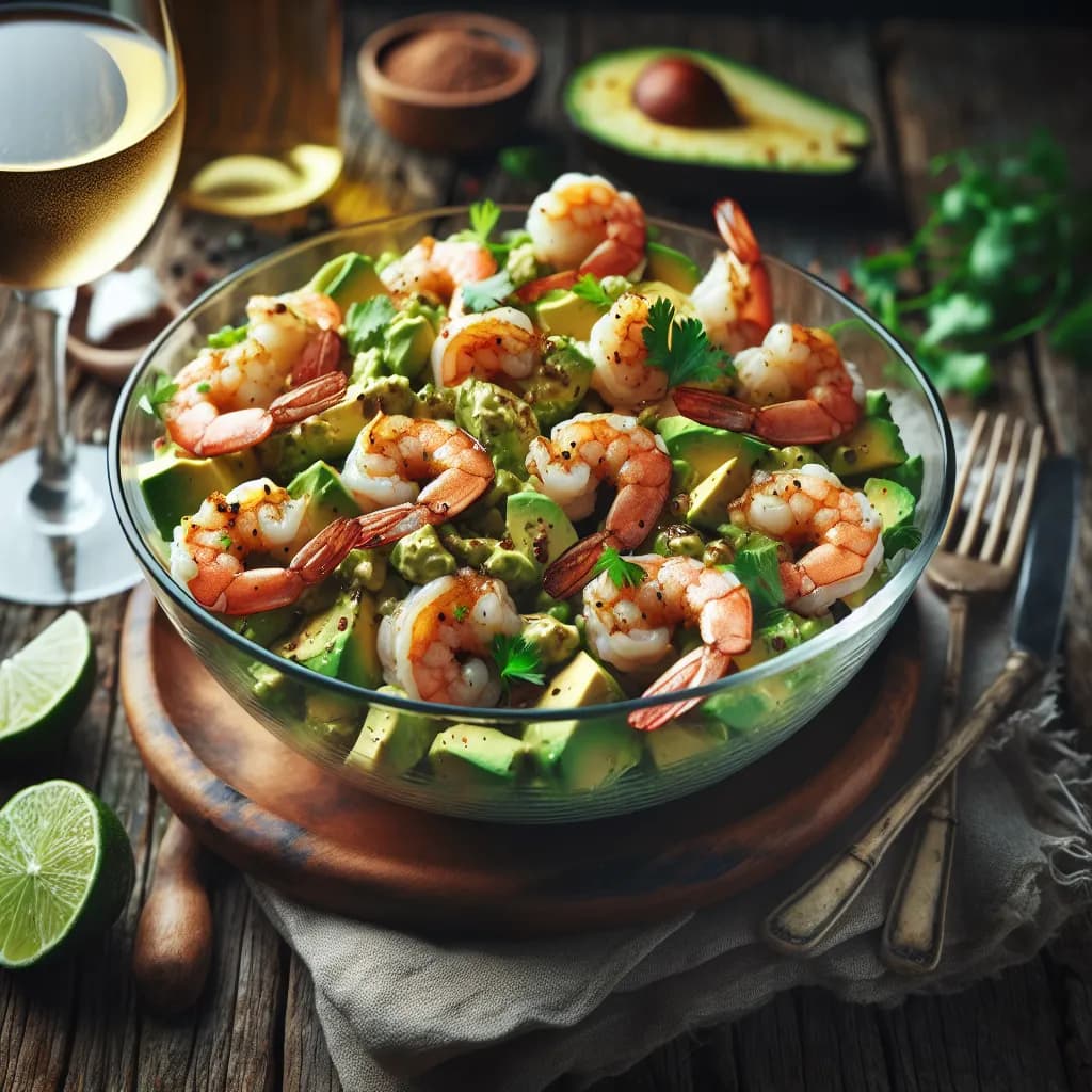 Insalata di Gamberi e Avocado