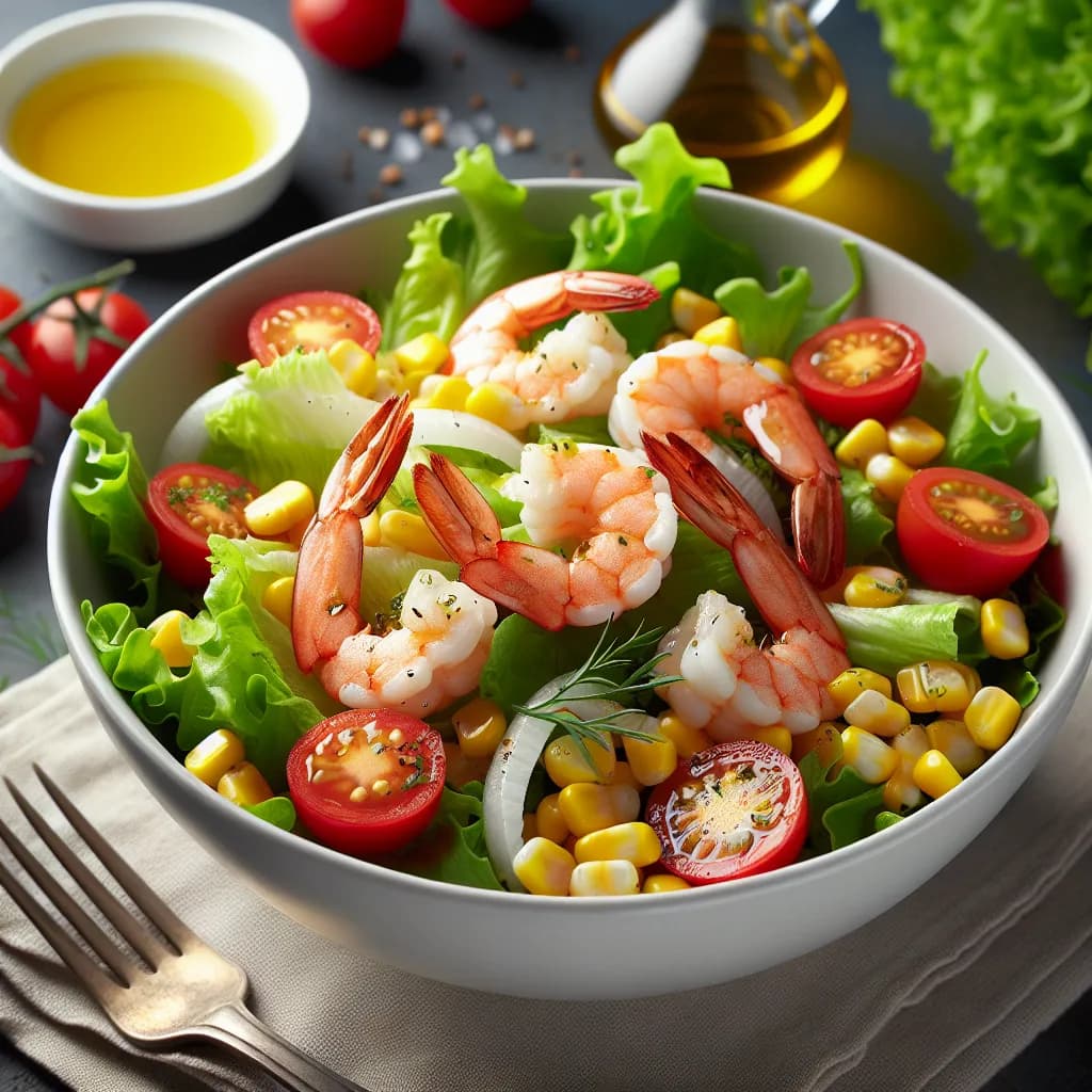 Insalata di Gamberi e Pannocchia