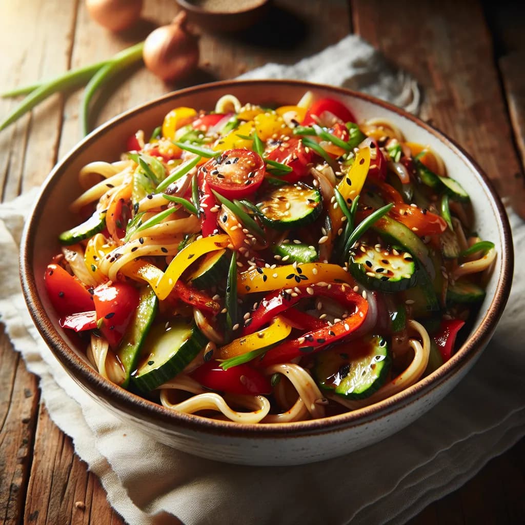 Insalata di Pasta Teriyaki