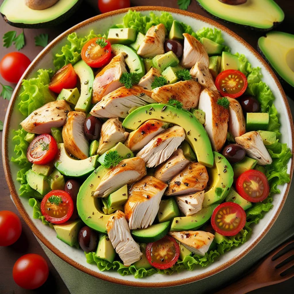 Insalata di Pollo e Avocado