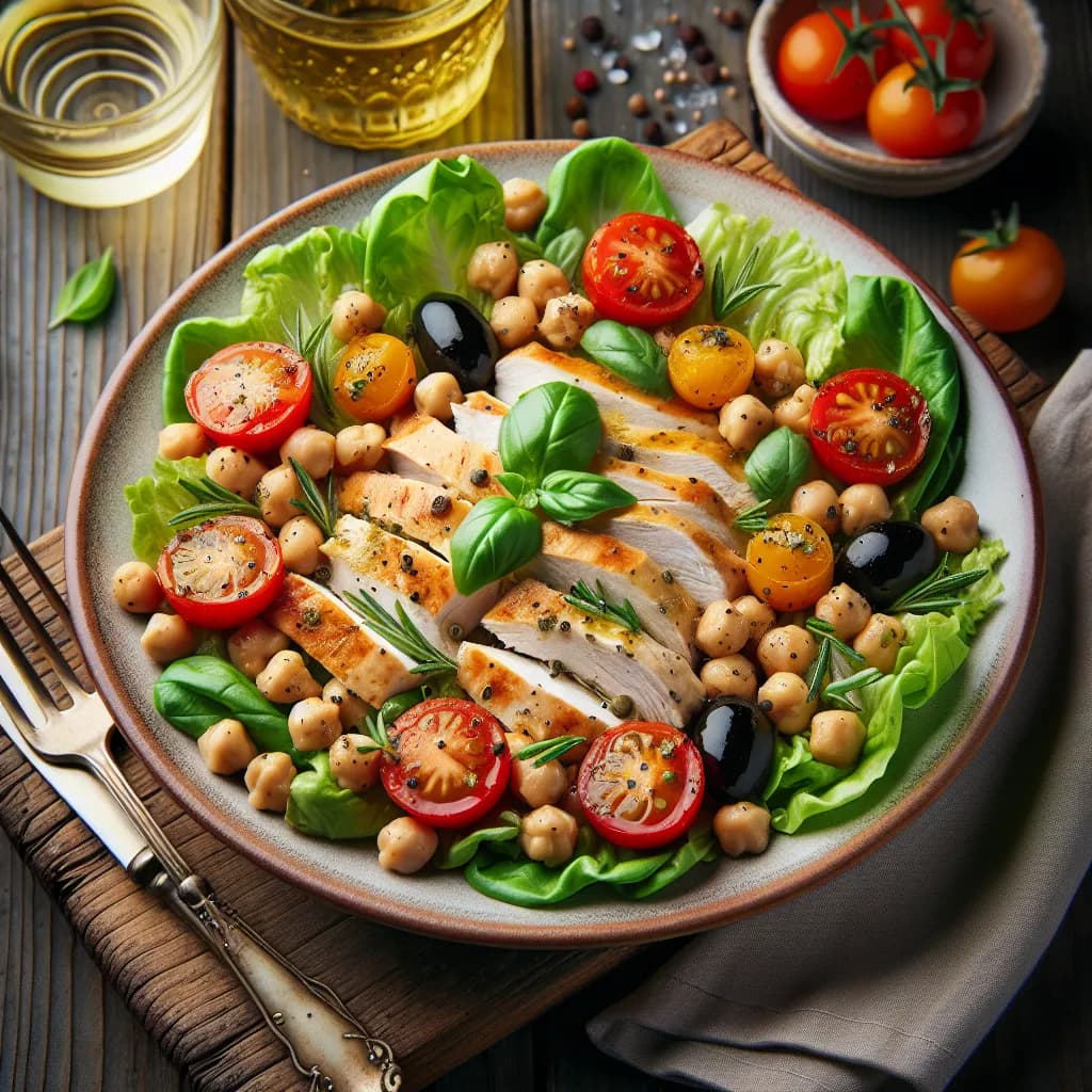 Insalata di Pollo e Ceci