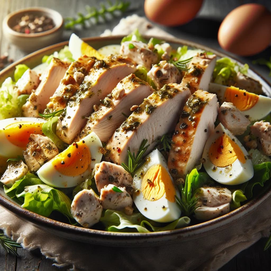 Insalata di Pollo e Uovo