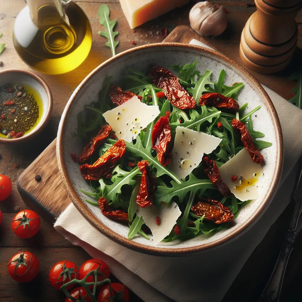 Insalata di Pomodori Secchi e Rucola