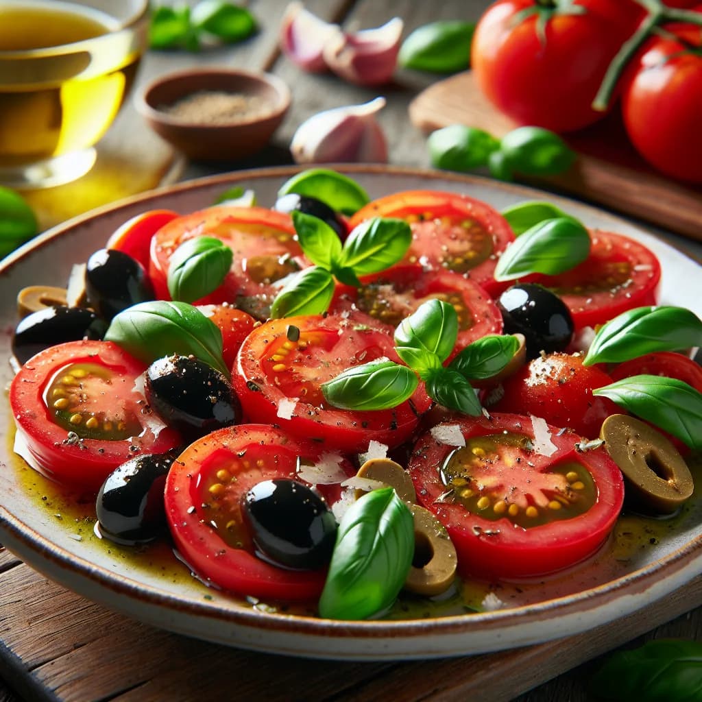 Insalata di Pomodori e Olive