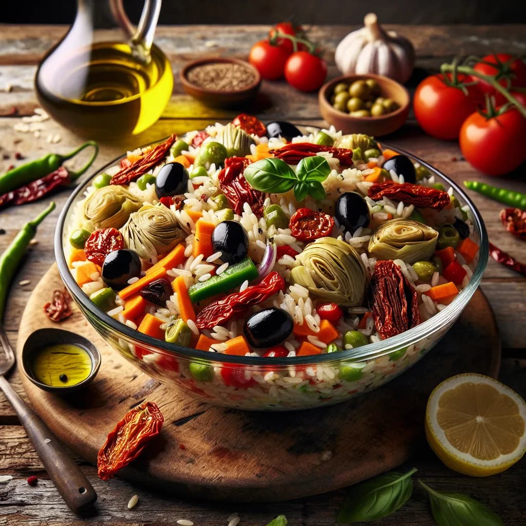 Insalata di Riso Vegetariana