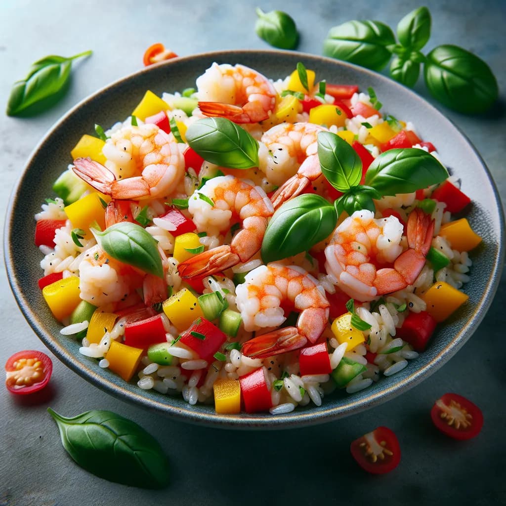 Insalata di Riso con Gamberetti