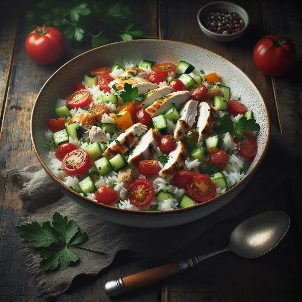 Insalata di Riso con Pollo