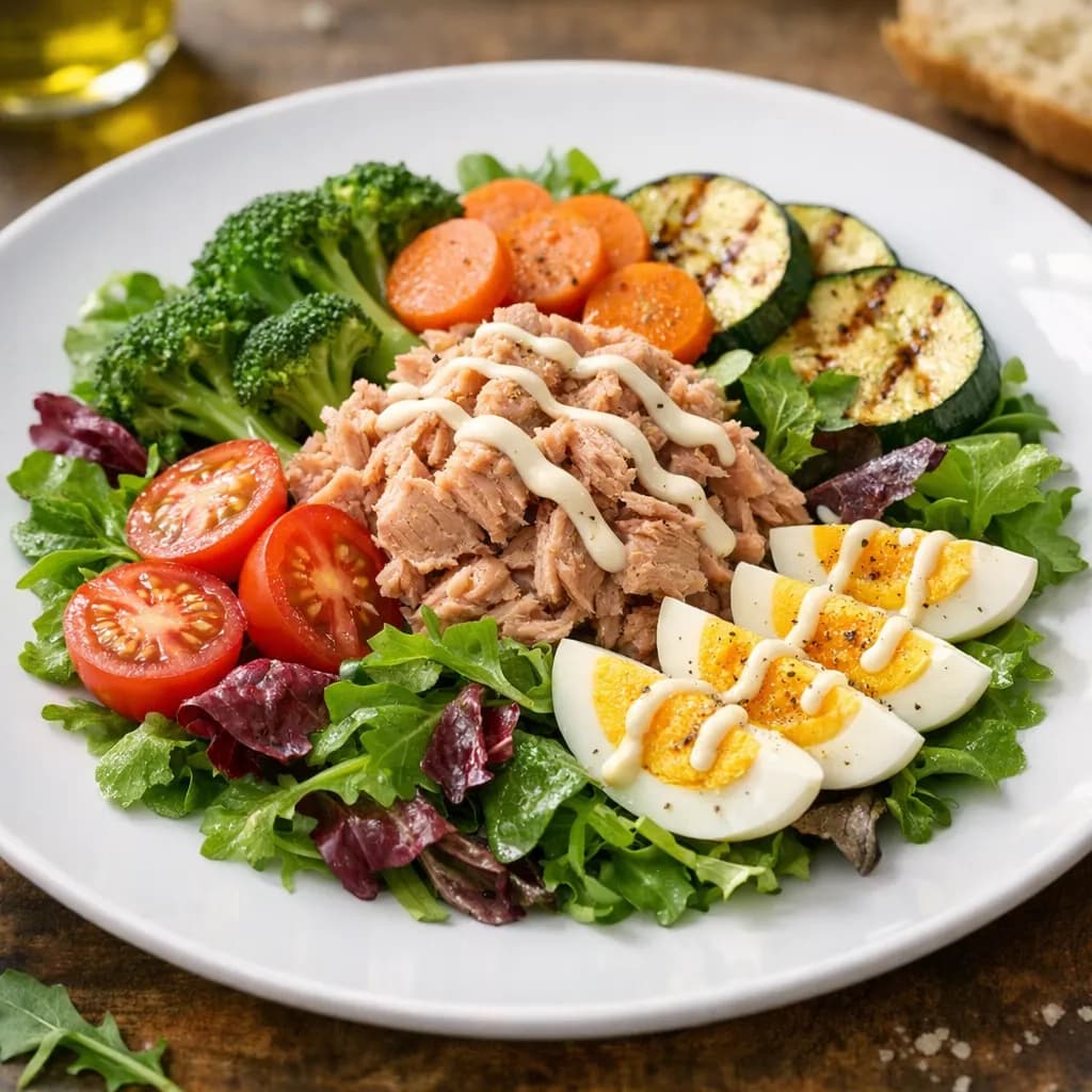 Insalata di Tonno, Uova e Verdure