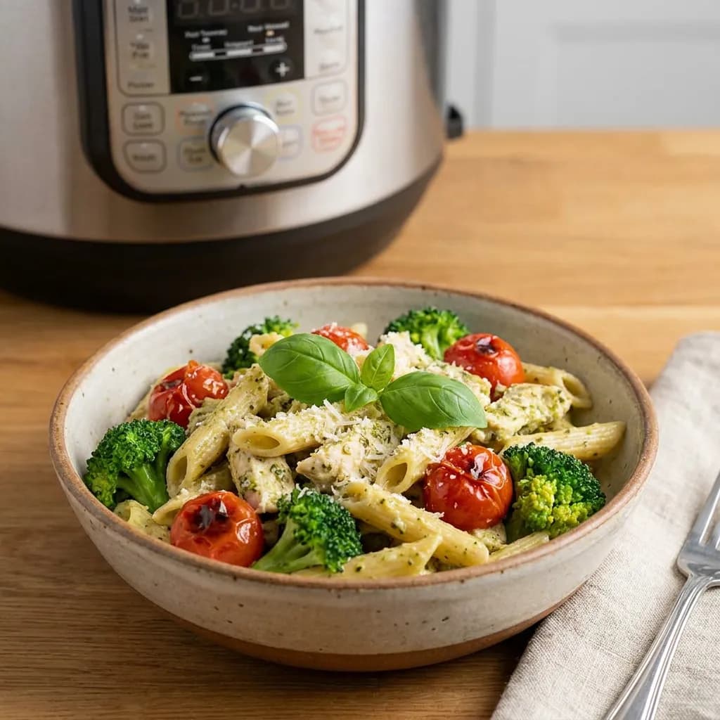 Instant Pot Rio One-Pot Chicken Pesto Broccoli Penne