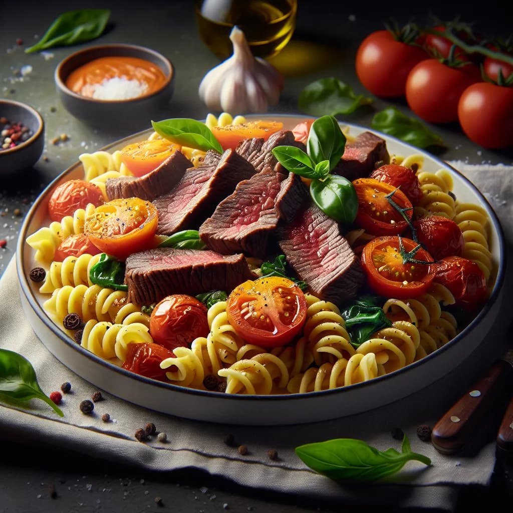Italian Beef and Tomato Pasta