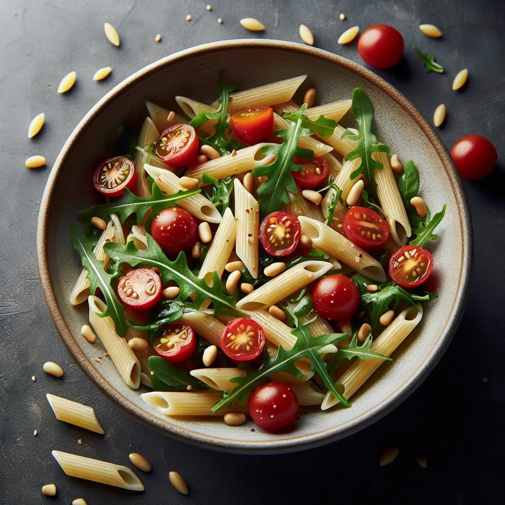 Italienischer Nudelsalat mit Rucola