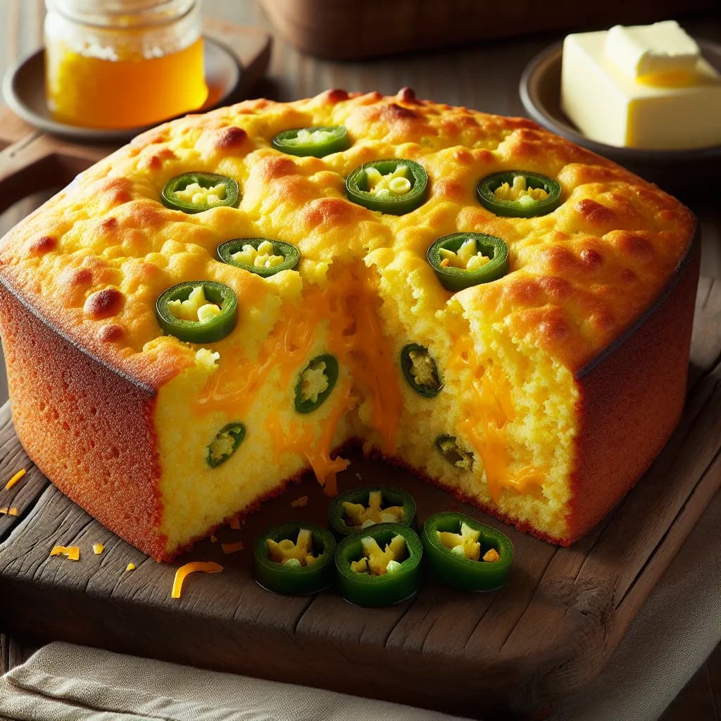 Jalapeño Cheddar Corn Bread