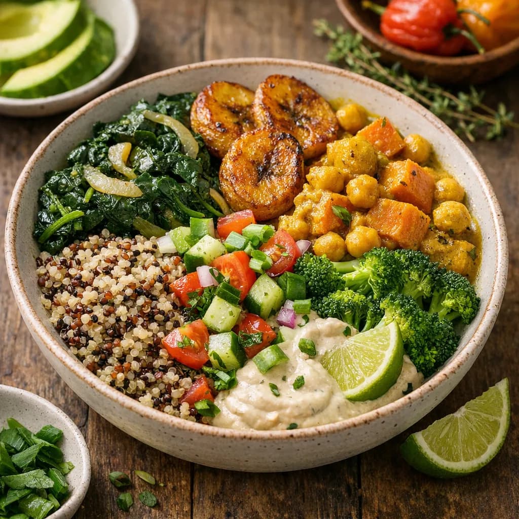 Jamaican Ital Quinoa Bowl