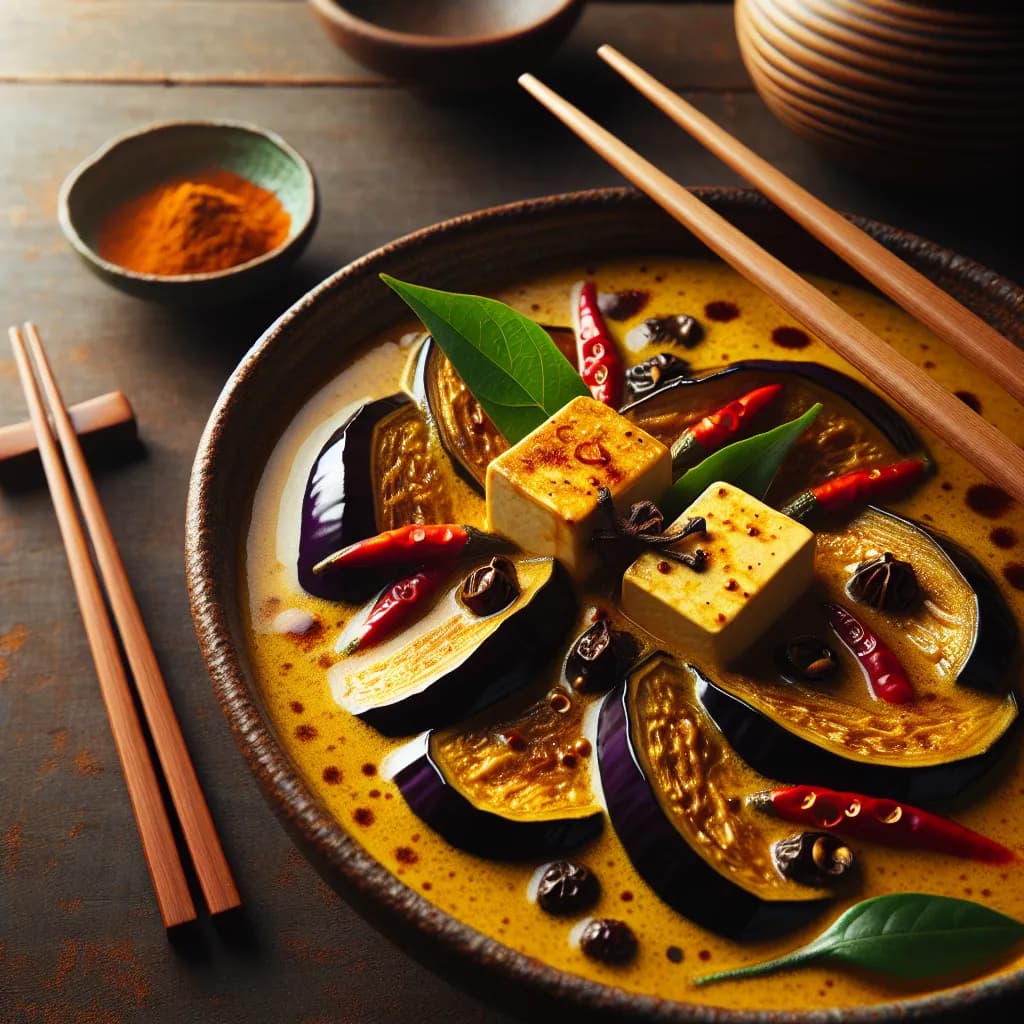 Japanese Eggplant and Tofu Curry