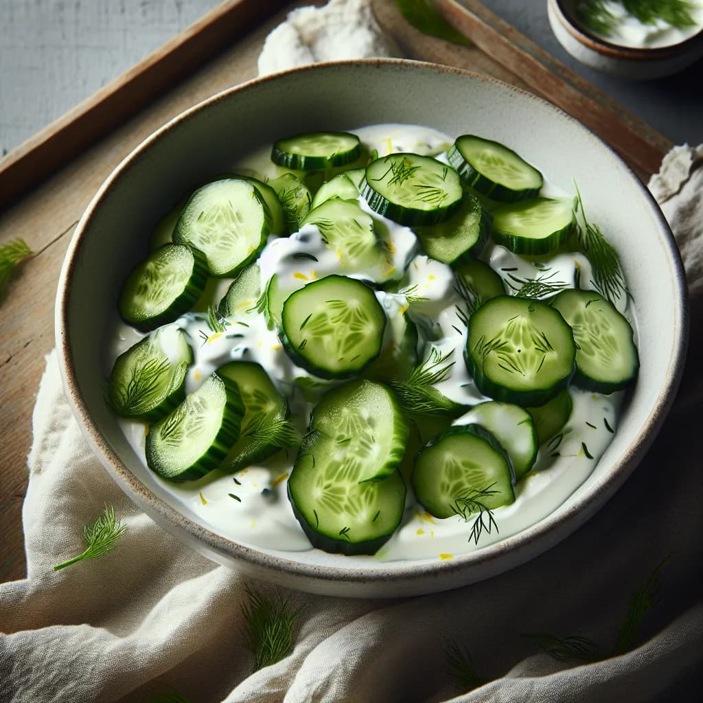 Joghurt-Gurken-Salat
