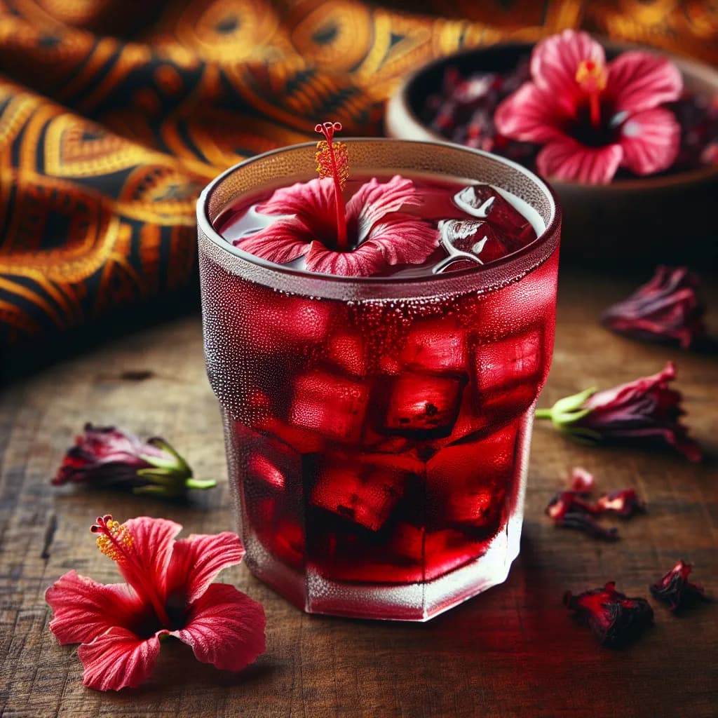 Jus de Bissap Gingembre