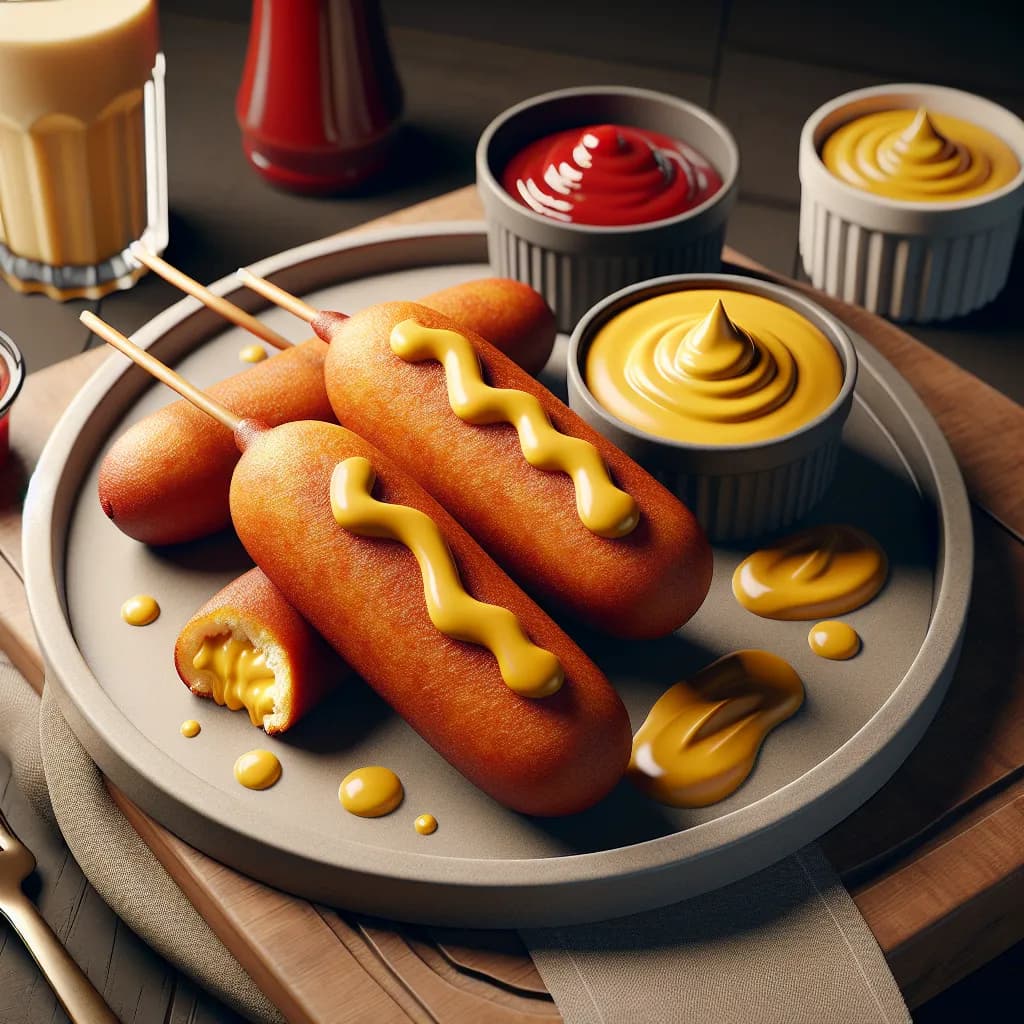 Käse-Corndogs