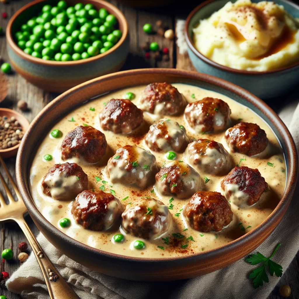 Köttbullar in Rahmsauce