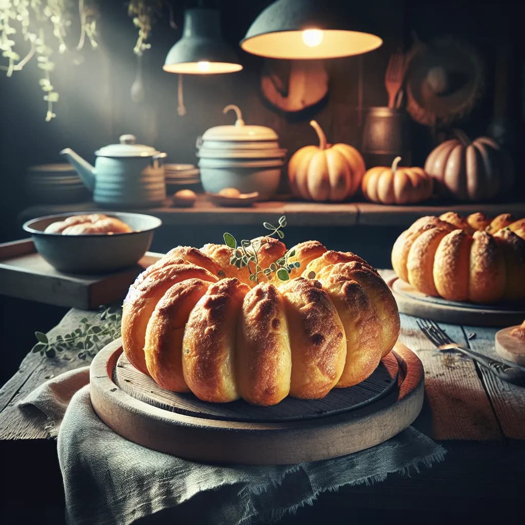 Kürbis-Quark-Brötchen